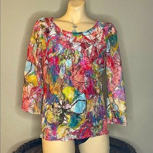 PECK & PECK MULTI COLOR BLOUSE